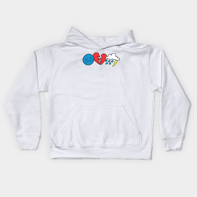 simple Kids Hoodie by FRONTAL BRAND